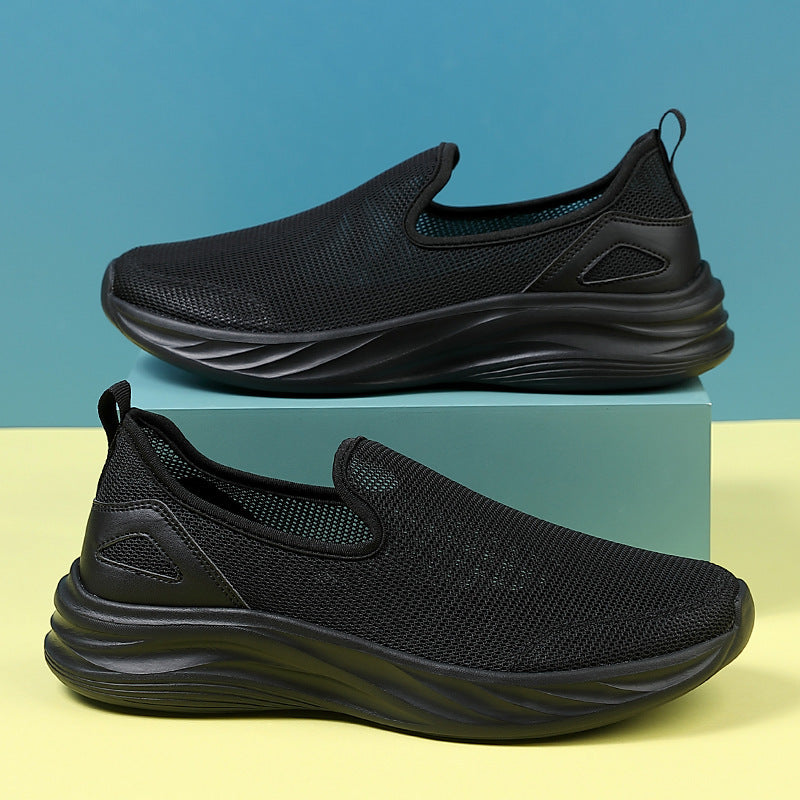Lazy Hollow Breathable Mesh Cloth Shoes