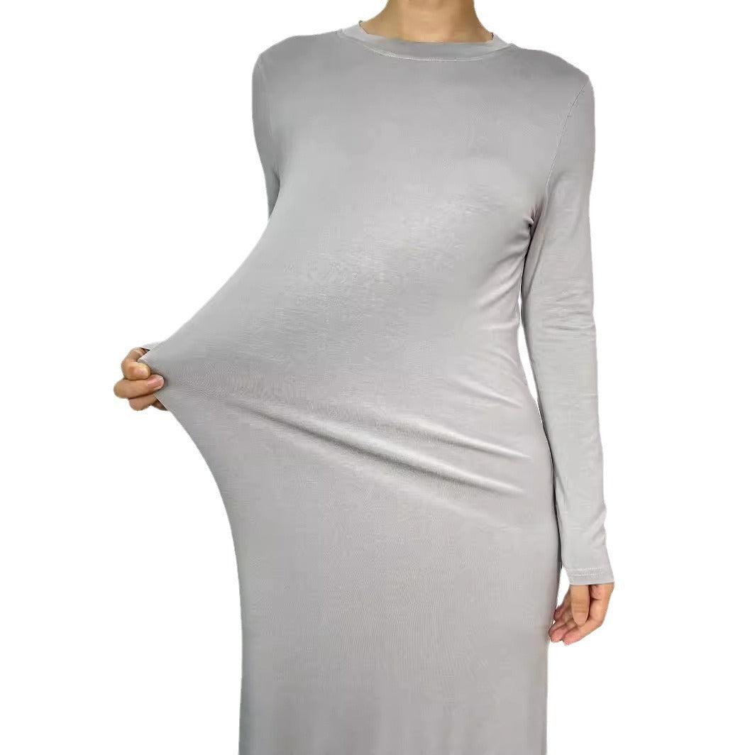 Middle East Muslim Women's Wear Round Neck Dress
