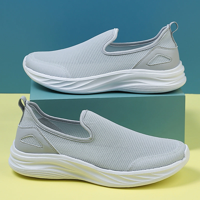Lazy Hollow Breathable Mesh Cloth Shoes