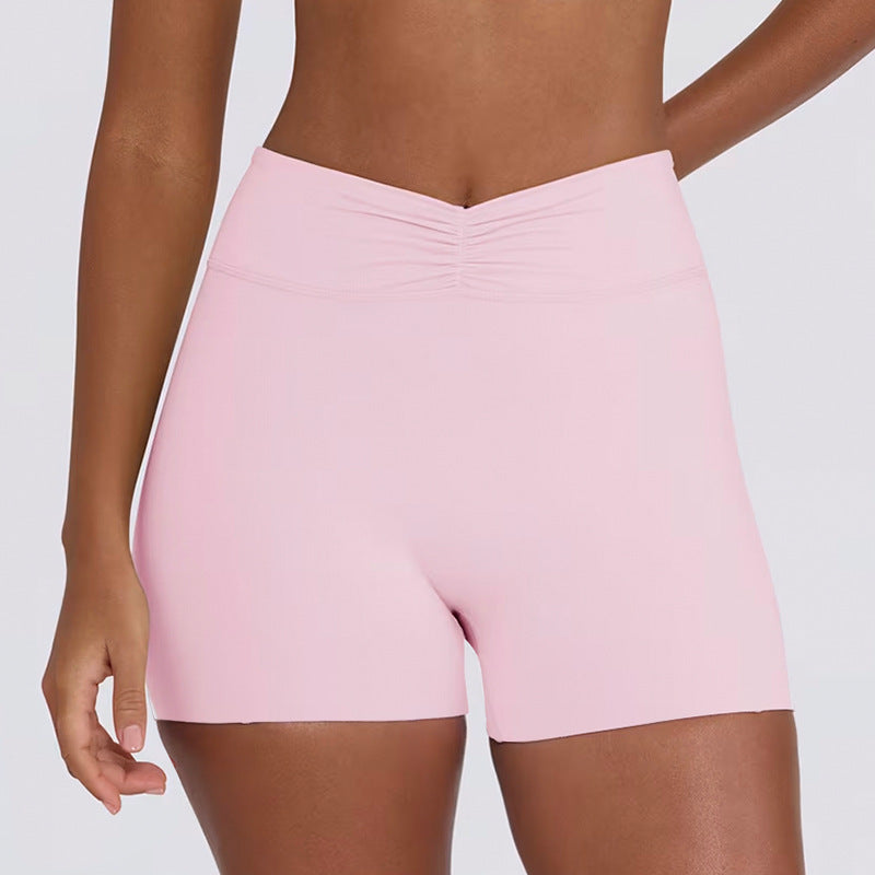 Shockproof With Chest Pad High Elastic Brushed Workout Top