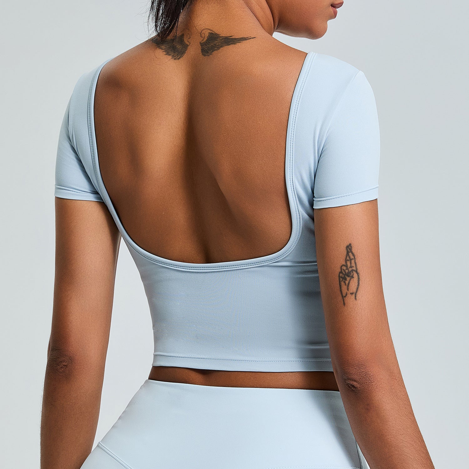 Quick-drying Workout Clothes Outdoor All-matching Running Beauty Back Sports Top