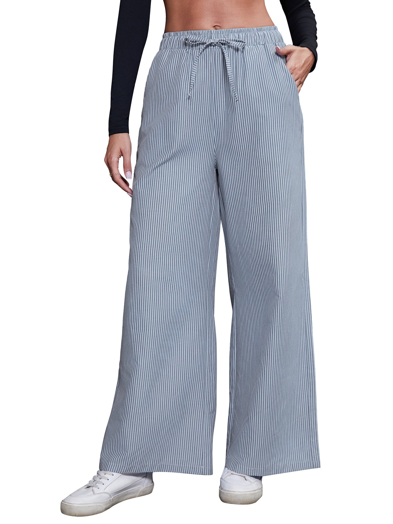 Women's Fashionable Wide Leg Pants