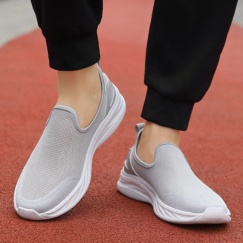 Lazy Hollow Breathable Mesh Cloth Shoes