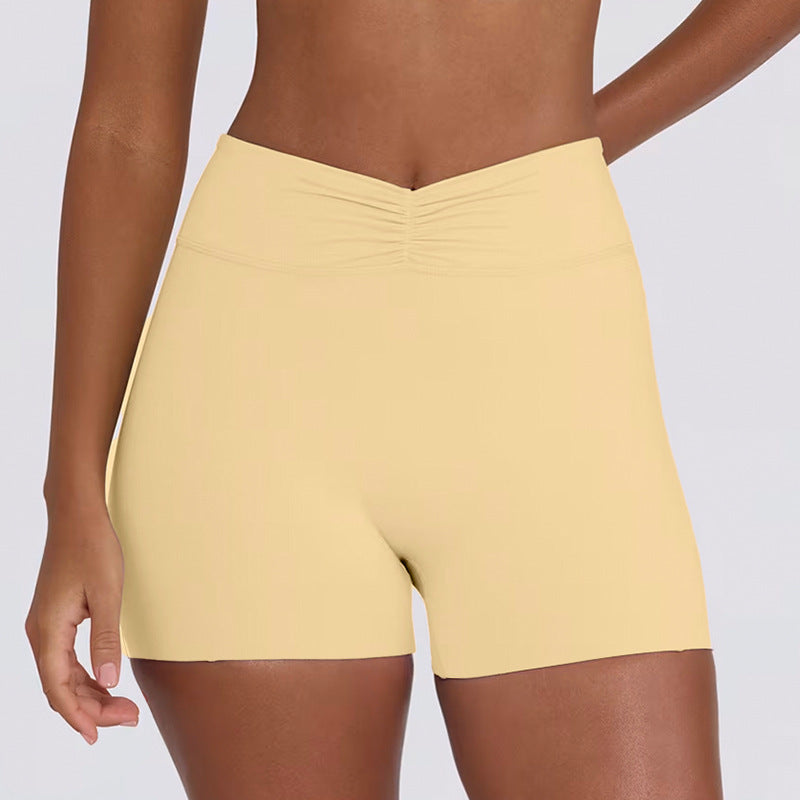 Shockproof With Chest Pad High Elastic Brushed Workout Top