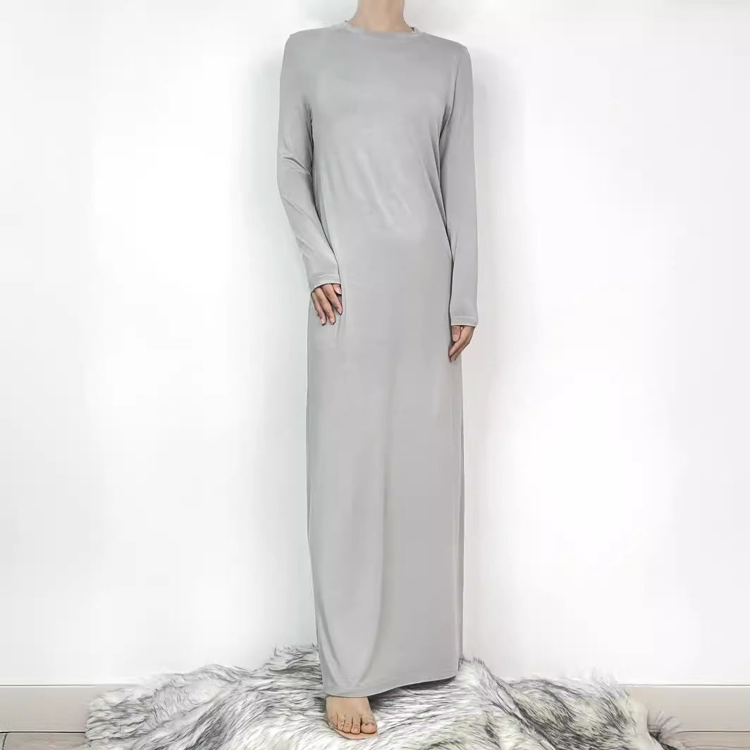 Middle East Muslim Women's Wear Round Neck Dress