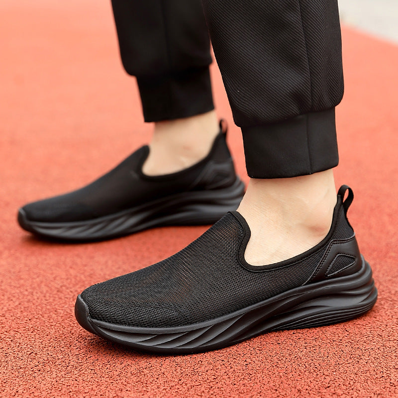 Lazy Hollow Breathable Mesh Cloth Shoes