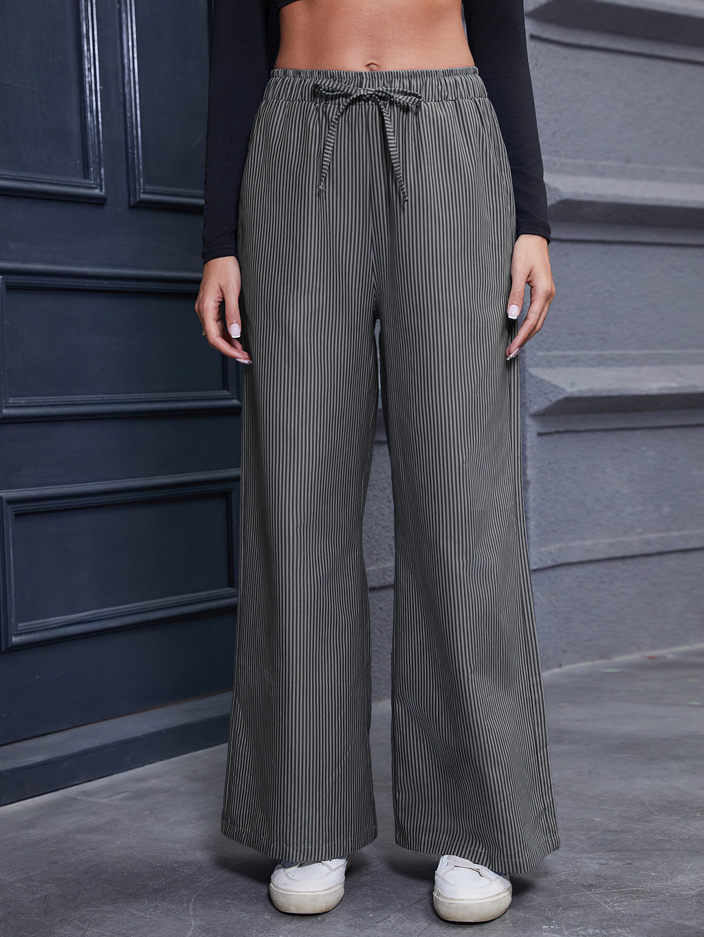 Women's Fashionable Wide Leg Pants