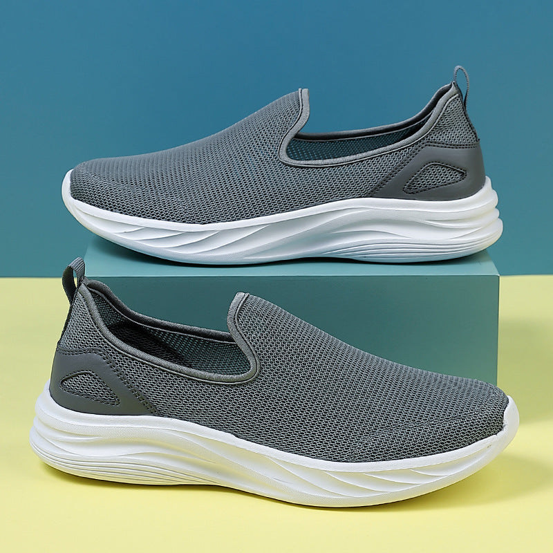 Lazy Hollow Breathable Mesh Cloth Shoes