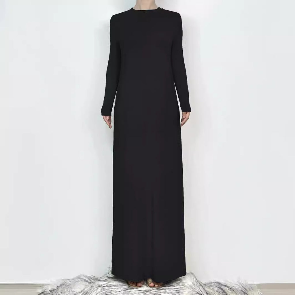 Middle East Muslim Women's Wear Round Neck Dress