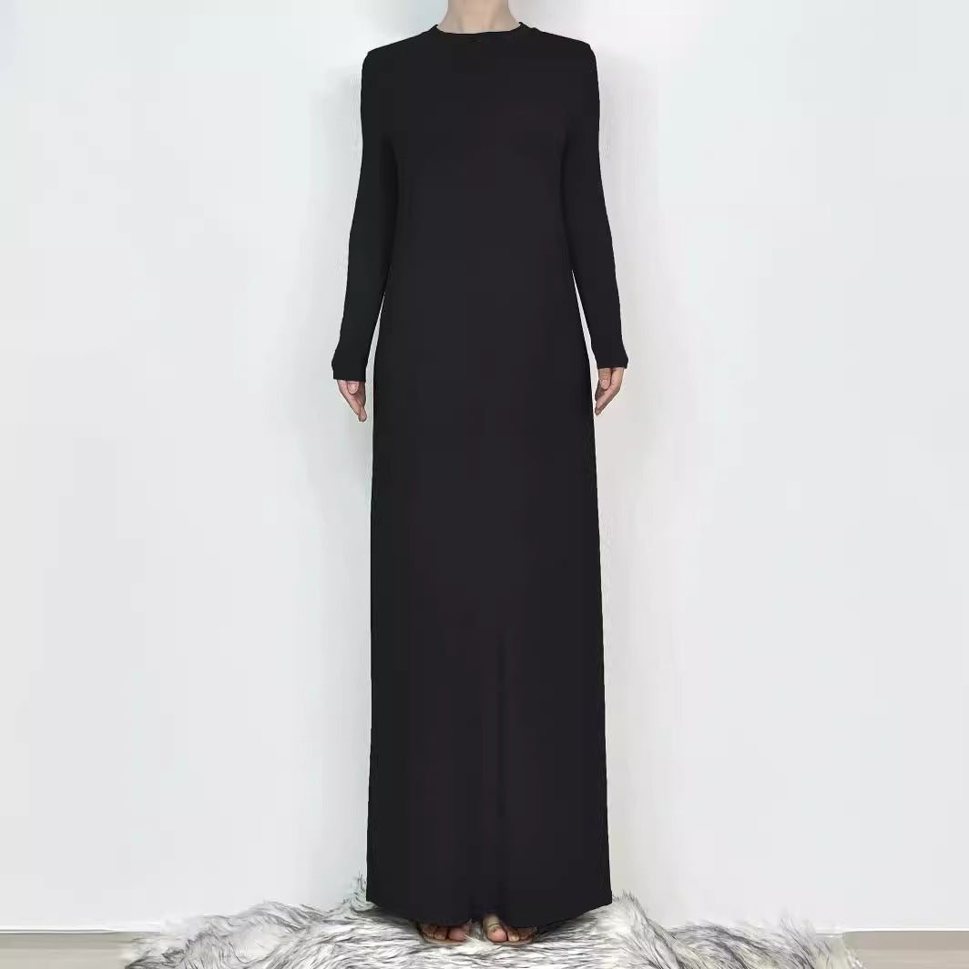 Middle East Muslim Women's Wear Round Neck Dress