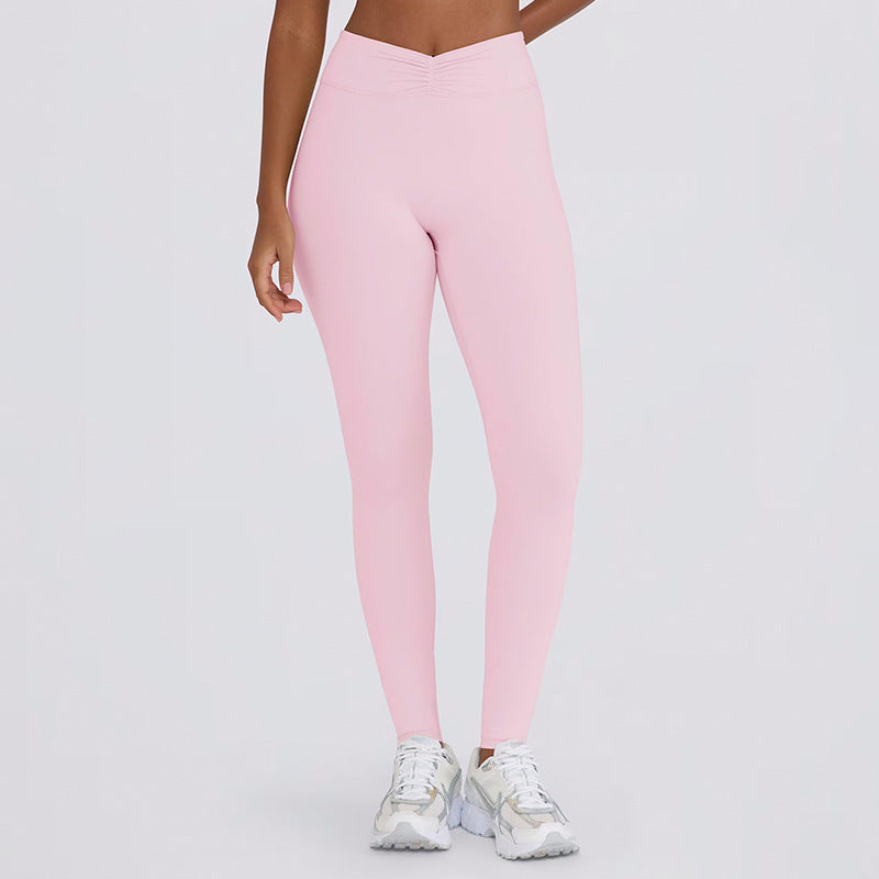 Shockproof With Chest Pad High Elastic Brushed Workout Top