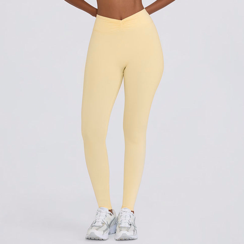 Shockproof With Chest Pad High Elastic Brushed Workout Top