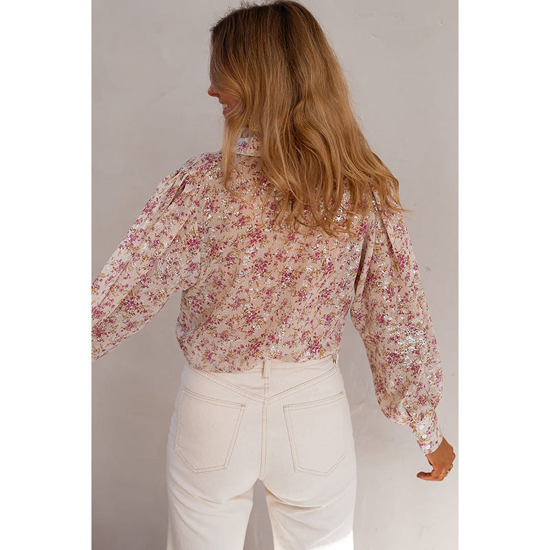 Fashion Single Row Multi-buckle Shirt For Women
